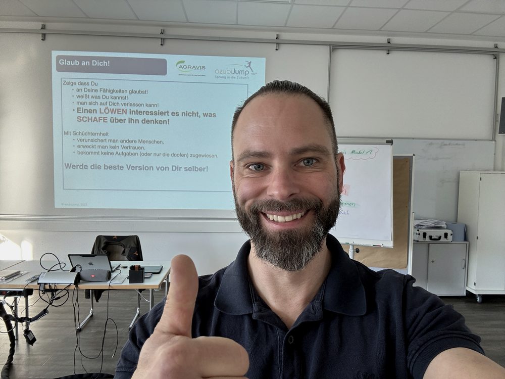Patrick Krüger im Azubi-Seminar